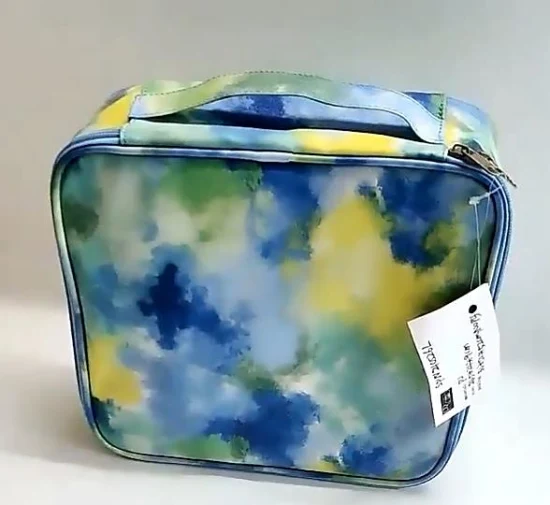 Bolsa de toalete de viagem com impressão de logotipo personalizado Bolsa de cosméticos de maquiagem